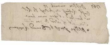 埃德蒙·兰杰给上尉的信. 罗宾斯带着指示让金戈. 哈特福德伍德，1785年3月15日 